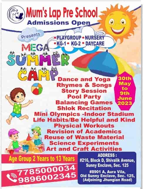 Mum's Lap Pre School & Day Care Sunny Enclave Kharar campus