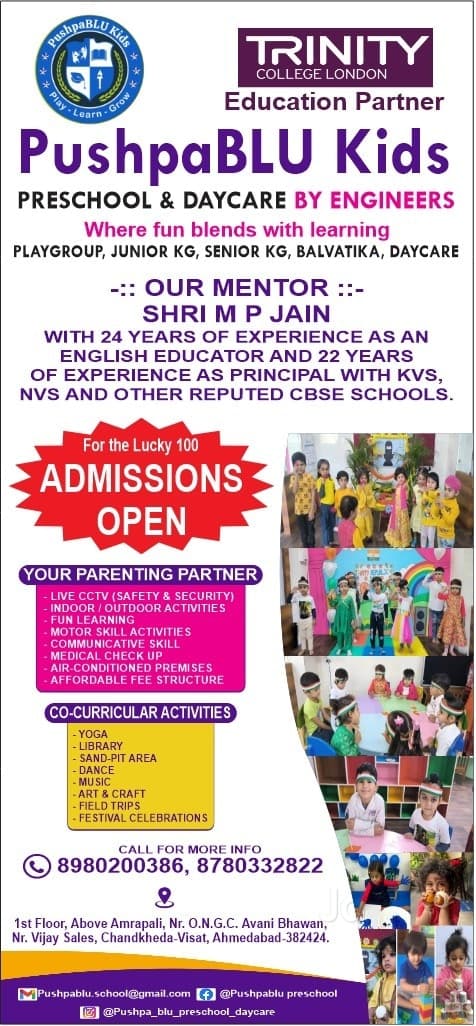 Pushpa Blu Preschool And Daycare Centre campus