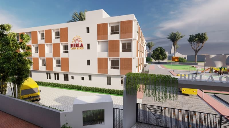 Birla Open Minds International School campus