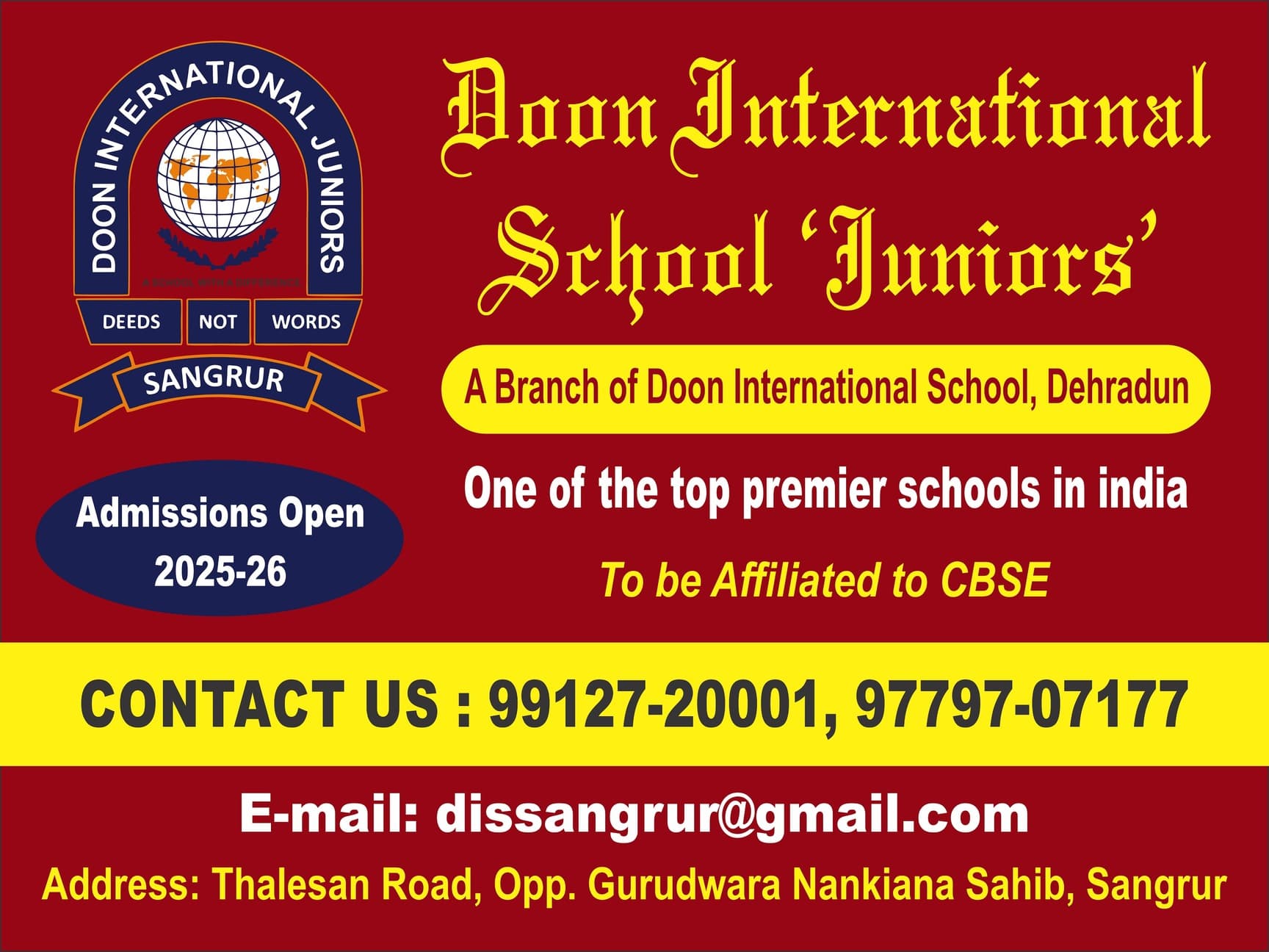 Doon International School campus