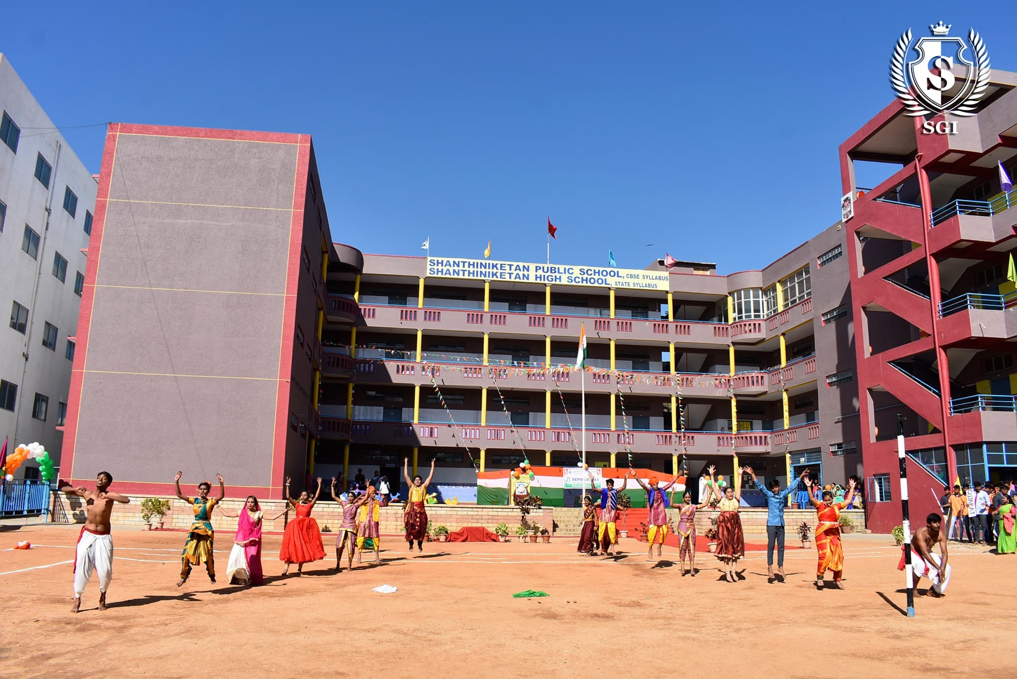 Shanthiniketan Public School campus